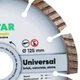 Круг алмазный отрезной 1A1RSS/C3 125x1,8/1,2x8x22,23-10-HIT Universal - изображение 2