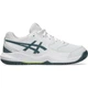 Кросівки тенісні дитячі Asics GEL-DEDICATE 8 біло-темно-сіро-лимонні 39 1044A077-108 - зображення 1