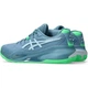 Кроссовки теннисные Asics GEL-RESOLUTION X PADEL сине-зеленые 43.5 1041A492-403 - изображение 3