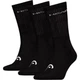 Шкарпетки Head ELEMENTS ALL SPORTS CREW 3P чорні (3 пари) 43-46 701229008-001 - зображення 1