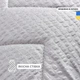 Одеяло IDEIA Nordic Comfort зимнее полуторное 140х210 антиалергенное теплое пл 300 г/м2 серое - изображение 2