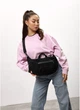 Женская поясная сумка бананка из натуральной замши SAMBAG Черная (546403821) - изображение 1