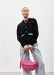 Женская поясная сумка бананка из натуральной замши SAMBAG Розовый (550403821) - изображение 6
