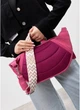 Женская поясная сумка бананка из натуральной замши SAMBAG Розовый (550403821) - изображение 7