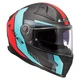 Мотошолом LS2 FF811 Vector 2 C Grid Red Cyan - XXL - зображення 2