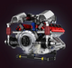 Конструктор двигун V8 Ferrari F40 LM акумуляторний мотор з додатком STEM конструктор двигуна внутрішнього згорання для дітей та дорослих, 700деталей - зображення 6