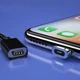 Кабель ESSAGER Magic Power Magnetic USB 2.0 to Micro-USB 3A 1m Black (EXCCXM-ML01) - изображение 3
