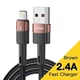 Кабель ESSAGER Star USB 2.0 to Lightning 20W 2.4A 1m Brown (EXCL-XC12) - изображение 2