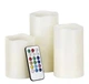 Світлодіодний Нічник Набір свічок LED світильник 3 свічки 12 кольорів Luma Candles Color Changing з пультом - зображення 2