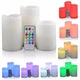 Світлодіодний Нічник Набір свічок LED світильник 3 свічки 12 кольорів Luma Candles Color Changing з пультом - зображення 11