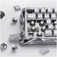 Клавіатура магнітна GravaStar Mercury V60 Pro 60keys, GravaStar Blackcore, USB-A, 8k, RGB, Chrome Silver (GSV60PRO_XTAL_SLV) - изображение 8