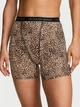 Трусики Victoria's Secret Cotton Logo Cotton High-Waist Boxer Brief М Леопардовий (27250214) - зображення 1