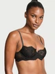 Бюстгальтер Victoria's Secret Dream Angels Wicked Twinkle Lace Unlined Balconette Bra 38D Чорний (26904206) - изображение 1