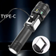 Ліхтар акумуляторний Coba CB-A282 c LED екраном заряду Type-C магніт zoom червоне світло 9 режимів - зображення 7