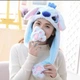 Шапка светящаяся с двигающимися ушами заяц кигуруми Pikachu Blue - изображение 5