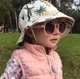 Дитяча панама на зав’язках з малюнком тварин 50–54 см Біла - зображення 5