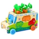 Drewniany sorter LeanToys Auto 24 x 12,5 x 15 cm (733402) (5905991037156) - obraz 3