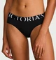 Трусики хіпхагер чорні з еластичним поясом та лого (S) Victoria's Secret - зображення 1