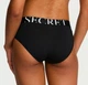 Трусики хіпхагер чорні з еластичним поясом та лого (S) Victoria's Secret - зображення 2