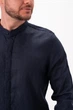 Рубашка лен стойка K.O.R 8333 Темно-синий (dark blue) L - изображение 7