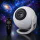 Проектор зоряного неба Galaxy Projector 12 слайдів / Домашній планетарій 12 галактик + пульт ДК - зображення 1