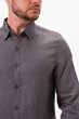 Сорочка льон KOR 8325 Сірий (Grey) 3XL - зображення 6