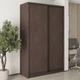 Шкаф-купе двухдверный MebelStar Комбо BG 2ДСП 150x60x240 см Дуб ристрето (MBS-10652) - изображение 1