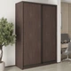 Шкаф-купе двухдверный MebelStar Комбо BG 2ДСП 160x60x240 см Дуб ристрето (MBS-10653) - изображение 1