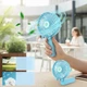 Ручной портативный мини вентилятор трансформер handy mini fan с аккумулятором 18650 - изображение 8