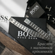Мужской браслет Hugo Boss серебристый из нержавеющей стали на руку подарочный набор с коробкой для повседневного ношения - изображение 2