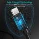Кабель CHOETECH USB 2.0 AM-Type-CM, 3 м, 18W PVC Black (AC0004-BK) - изображение 4