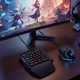 Игровая клавиатура и мышка 198I G506, проводной набор мини клавиатура и мышь Black - изображение 9