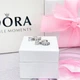 Срібні сережки з підвіскою та паве Пандора Pandora 293547C01 - изображение 2