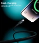 Кабель USB 3.1 Type-C M-Lightning M, 1.8м, чорний, 20W, MFi PD, обплетення, чорний Choetech - изображение 3