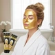 Антивозврастная золотая маска для лица с биозолотом и коллагеном Dexe Gold Mask - изображение 5