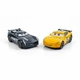 Набір металевих інерційних машинок Тачки (Cars) 4 шт — Блискавка Маквін, Метр, Джексон Шторм, Круз Рамірес, гумові колеса - зображення 7