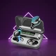 Беспроводные вакуумные Bluetooth наушники с кейсом TWS BTH-F9-5 сенсорные Черные - изображение 9