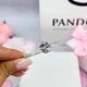 Срібний браслет Pandora із застібкою, яку кусає Стіч Пандора 591683C01 (18 розмір) - изображение 7