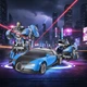 Авто Трансформер Bugatti Robot Car Size 1:18 Синяя, красная машинка с пультом - изображение 9