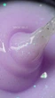 Гель для наращивания Saga Professional Magic Builder Gel 02 нежный лиловый с хлопьями потали 15 мл - изображение 1