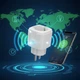 Розумна Wi-Fi розетка Tuya 4400 Вт 20 А з лічильником електроенергії Біла - зображення 8