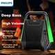 PHILIPS SD140 Bluetooth-колонка для зовнішнього використання, висока гучність, мікрофон для квадратних танців, невеликий портативний ручний динамік для домашнього використання та голосової трансляції збору платежів - зображення 1