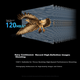 Карта пам'яті Lexar SD 128 ГБ U3 V60 4K для цифрової камери, дворядна, Gold Fingers (1667x Pro), читання 250 МБ/с, запис 120 МБ/с - изображение 2
