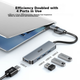 Acer Type-C/USB 3.0 концентратор, высокоскоростная док-станция расширения с четырьмя портами, удлинитель для телефона на ноутбуке и настольном компьютере, адаптер-конвертер из алюминиевого сплава - изображение 1