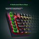 Клавіатура механічна дротова Razer BlackWidow V4 X Razer Green Switch RGB USB UKR Black - зображення 3