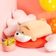 MINISO Prone Series - Велика плюшева іграшка-лялька-подушка, подарунок на день народження для жінок, сірого кольору - зображення 3