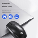 Комплект бездротової клавіатури та миші HP, тонкий енергозберігаючий комплект клавіатури та миші з автоматичним переходом у режим сну, сумісний з ноутбуками та настільними комп'ютерами для офісного та домашнього використання, CS500 білого кольору - изображение 2