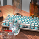 Беспроводная Bluetooth-клавиатура и мышь EWEADN TK950 в стиле панк, проводная трехрежимная клавиатура для офиса, игр, компьютера и ноутбука, ретро-периферия с синими переключателями, 104 клавиши, белый цвет с синей подсветкой. - изображение 1
