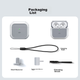 Чехол ESR для AirPods 4 с MagSafe противоударный, белый - изображение 1