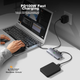Док-станция расширения Acer Type-C, преобразователь USB-C в DP/HDMI/VGA, зеркальное отображение трех экранов 4K60 Гц, расширение порта Gigabit Ethernet, совместима с iPad и ноутбуками Huawei. - изображение 4